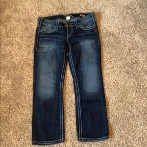 Silver Jeans capris-Santorini style